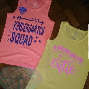 Custom made kids top for back to school